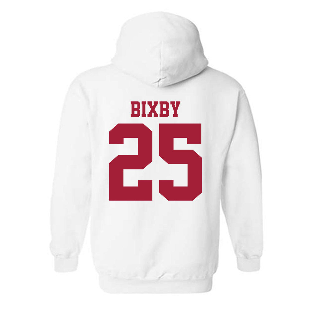Oklahoma - NCAA Baseball : Mason Bixby - Sports Shersey Hooded Sweatshirt-1