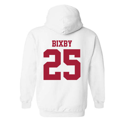 Oklahoma - NCAA Baseball : Mason Bixby - Sports Shersey Hooded Sweatshirt-1