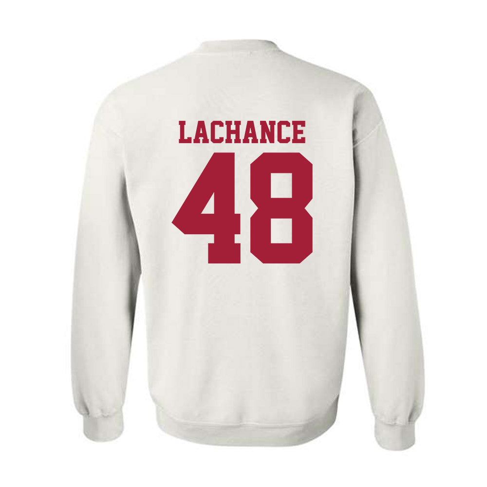 Oklahoma - NCAA Baseball : Deiten Lachance - Sports Shersey Crewneck Sweatshirt-1