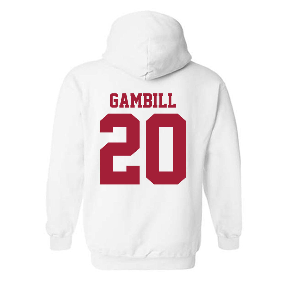 Oklahoma - NCAA Baseball : Trey Gambill - Sports Shersey Hooded Sweatshirt-1