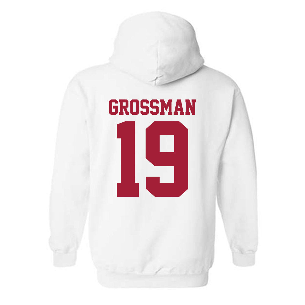 Oklahoma - NCAA Baseball : Jaxon Grossman - Sports Shersey Hooded Sweatshirt-1
