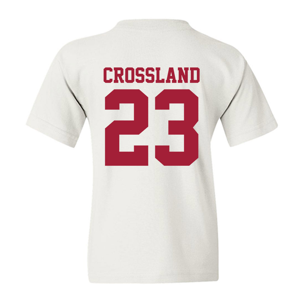 Oklahoma - NCAA Baseball : Cade Crossland - Sports Shersey Youth T-Shirt-1