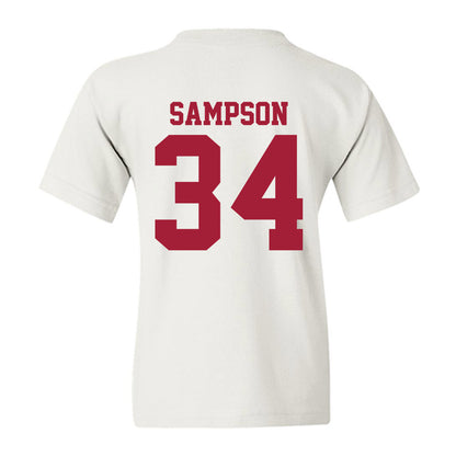 Oklahoma - NCAA Baseball : Beau Sampson - Sports Shersey Youth T-Shirt-1