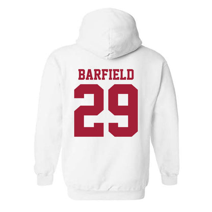 Oklahoma - NCAA Baseball : Jaden Barfield - Sports Shersey Hooded Sweatshirt-1