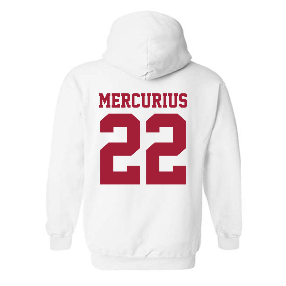 Oklahoma - NCAA Baseball : LJ Mercurius - Sports Shersey Hooded Sweatshirt-1