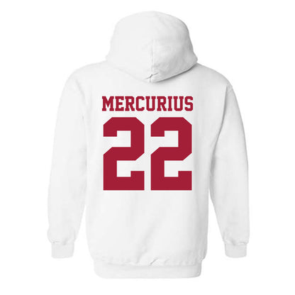 Oklahoma - NCAA Baseball : LJ Mercurius - Sports Shersey Hooded Sweatshirt-1