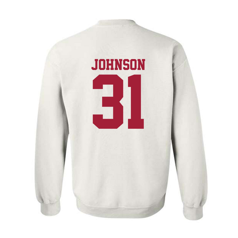 Oklahoma - NCAA Baseball : Cameron Johnson - Sports Shersey Crewneck Sweatshirt-1