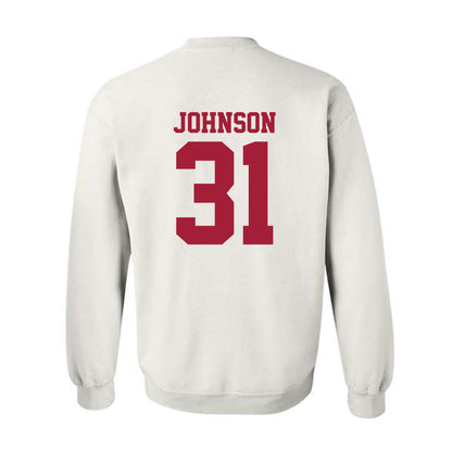 Oklahoma - NCAA Baseball : Cameron Johnson - Sports Shersey Crewneck Sweatshirt-1