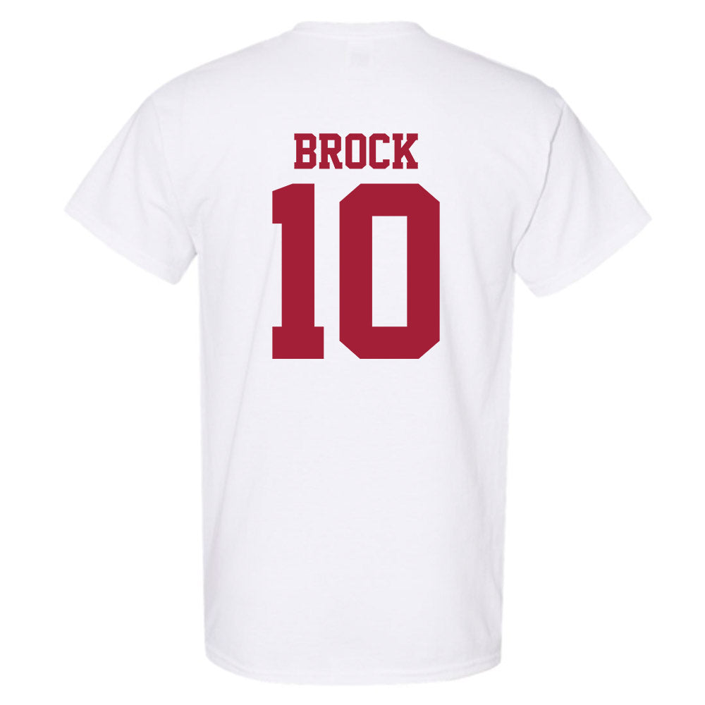 Oklahoma - NCAA Baseball : Brendan Brock - Sports Shersey T-Shirt-1