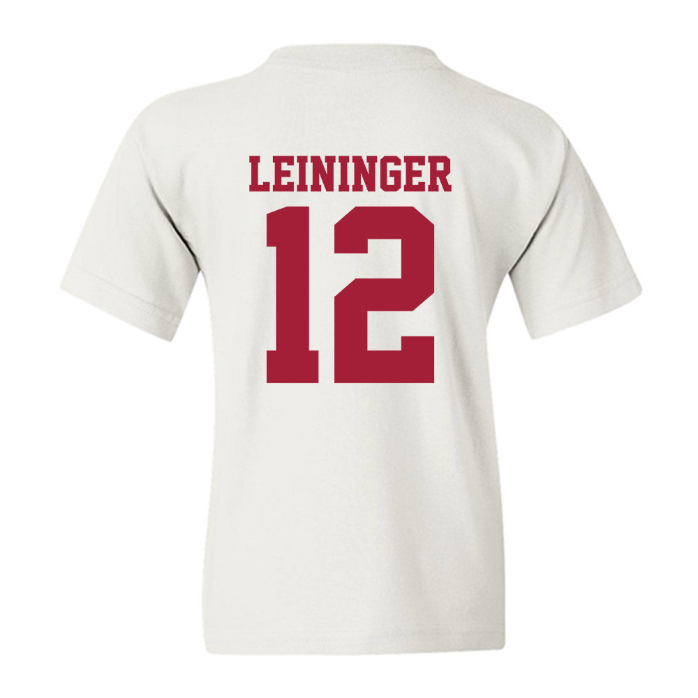Oklahoma - NCAA Baseball : Ryley Leininger - Sports Shersey Youth T-Shirt-1