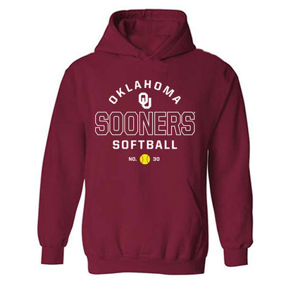 Oklahoma - NCAA Softball : Riley Ludlam - Hooded Sweatshirt Sports Shersey