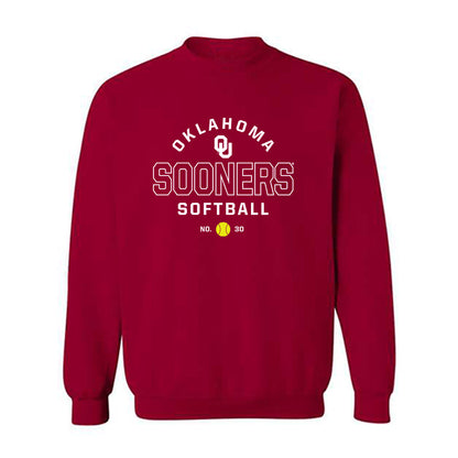 Oklahoma - NCAA Softball : Riley Ludlam - Crewneck Sweatshirt Sports Shersey