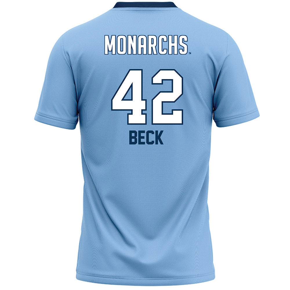 Old Dominion - NCAA Women's Lacrosse : Audrey Beck - Blue Lacrosse Jersey -1