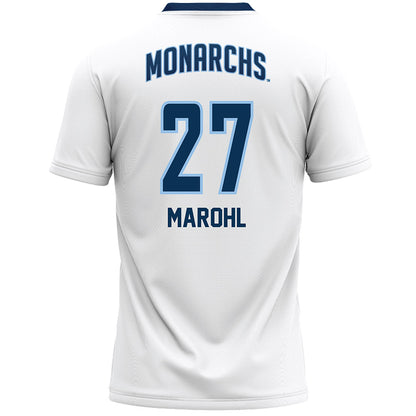 Old Dominion - NCAA Women's Lacrosse : Peyton Marohl - White Lacrosse Jersey -1