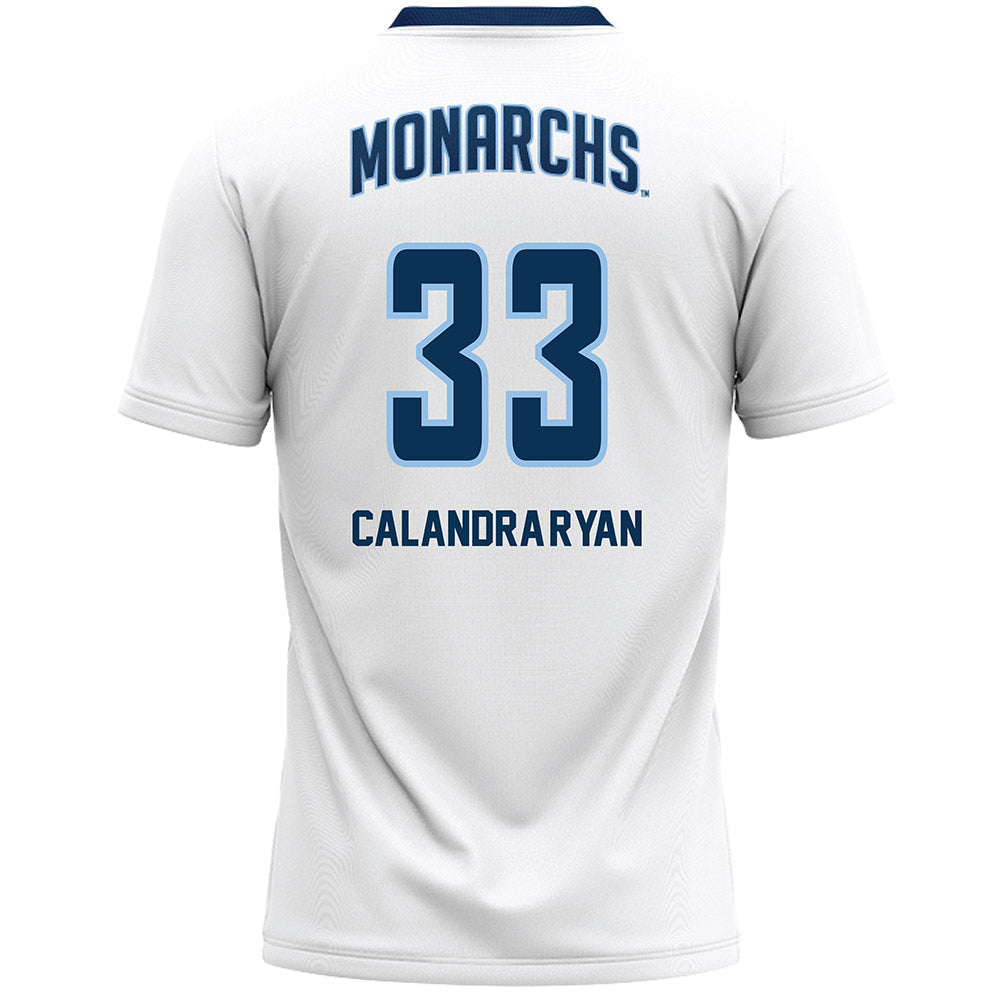 Old Dominion - NCAA Women's Lacrosse : Natalie Calandra-Ryan - White Lacrosse Jersey -1