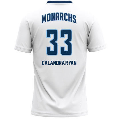 Old Dominion - NCAA Women's Lacrosse : Natalie Calandra-Ryan - White Lacrosse Jersey -1