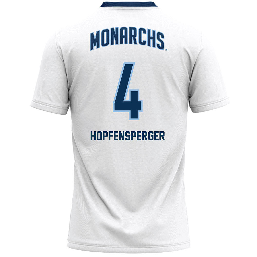 Old Dominion - NCAA Women's Lacrosse : Megan Hopfensperger - White Lacrosse Jersey