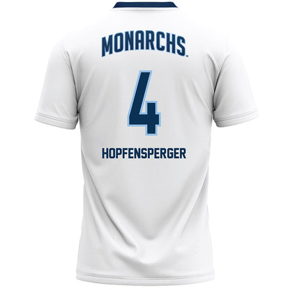 Old Dominion - NCAA Women's Lacrosse : Megan Hopfensperger - White Lacrosse Jersey