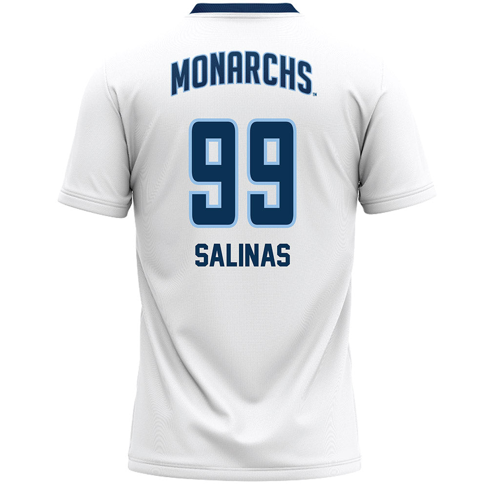 Old Dominion - NCAA Women's Lacrosse : Ava Salinas - White Lacrosse Jersey -1