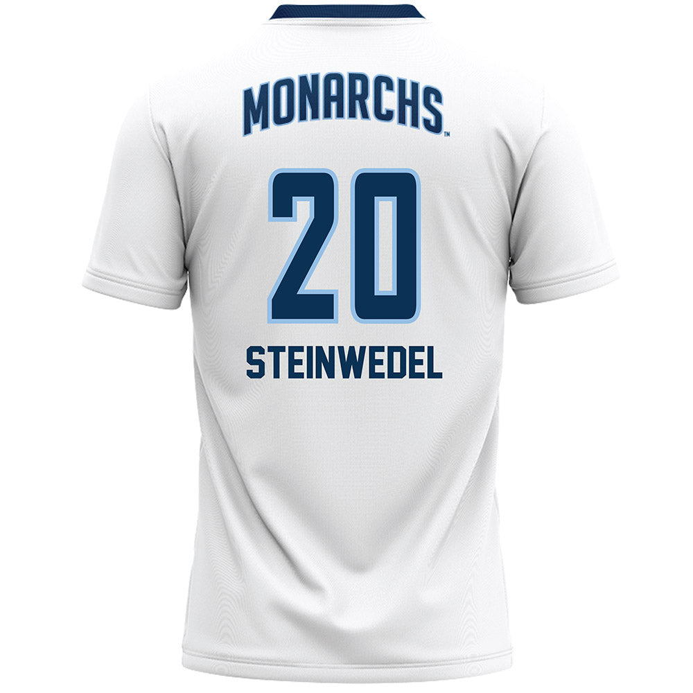Old Dominion - NCAA Women's Lacrosse : Macy Steinwedel - White Lacrosse Jersey -1