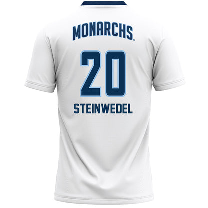 Old Dominion - NCAA Women's Lacrosse : Macy Steinwedel - White Lacrosse Jersey -1