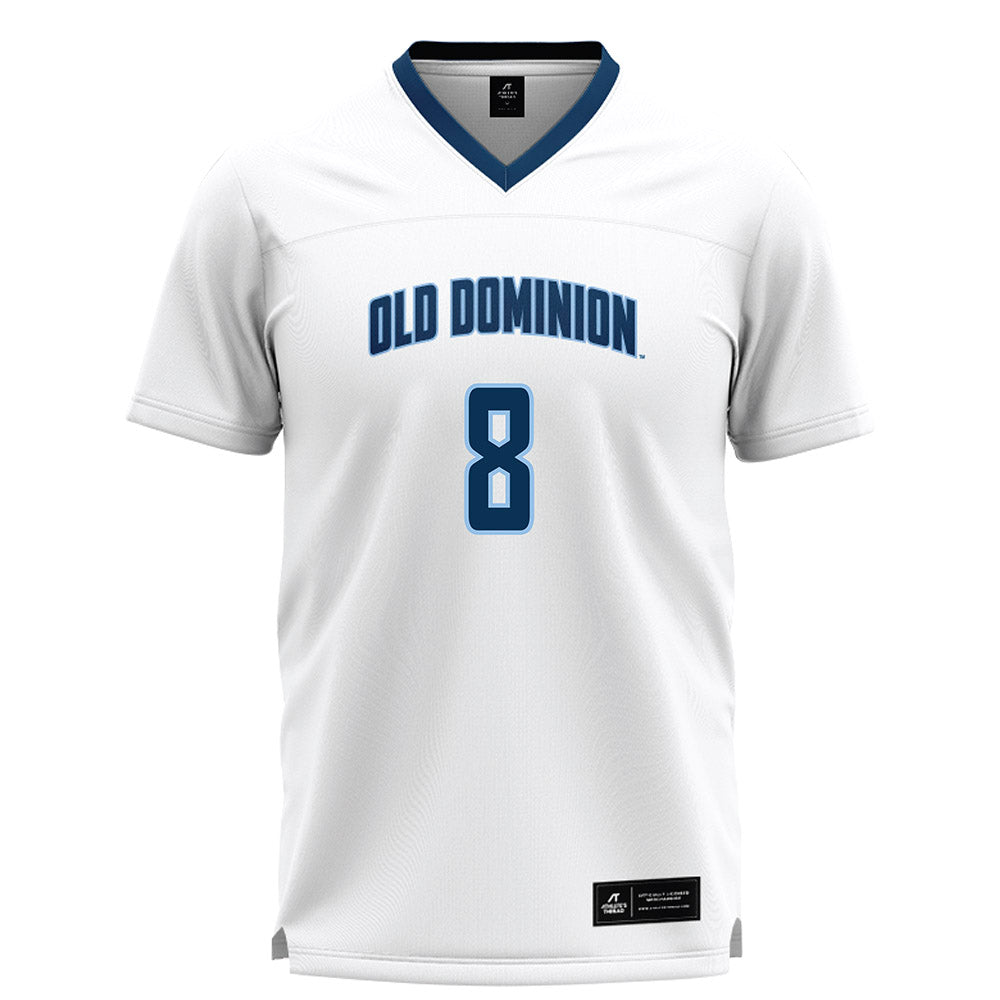 Old Dominion - NCAA Women's Lacrosse : Sylvia mayo - White Lacrosse Jersey -0
