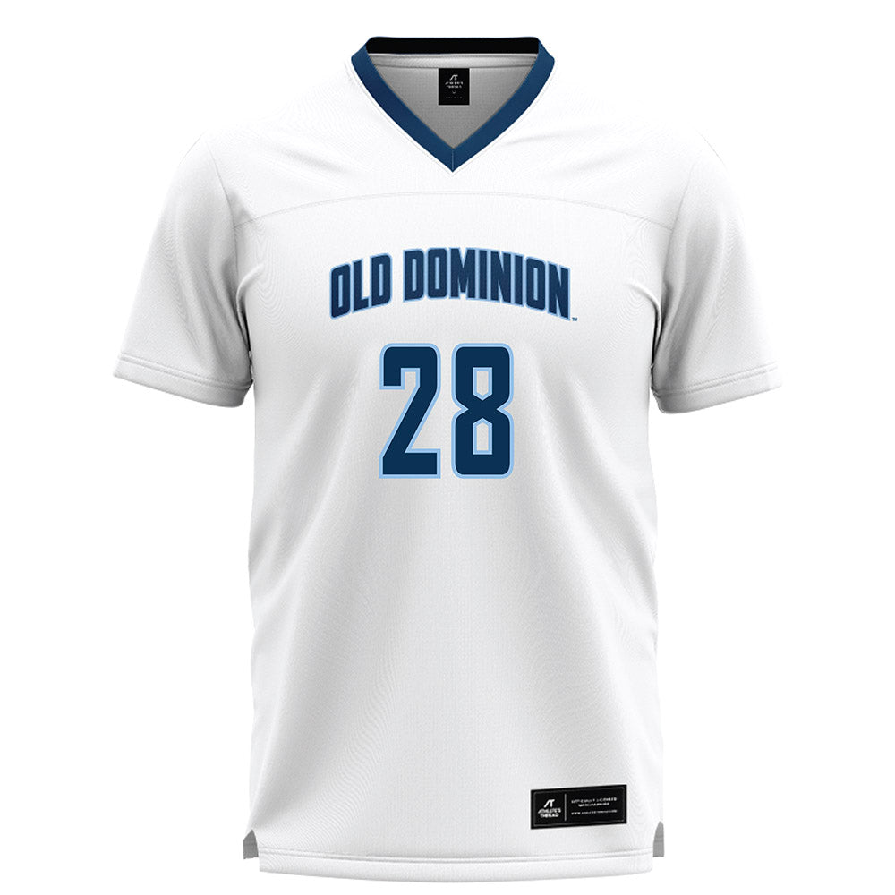 Old Dominion - NCAA Women's Lacrosse : Ciena Souhrada - White Lacrosse Jersey -0