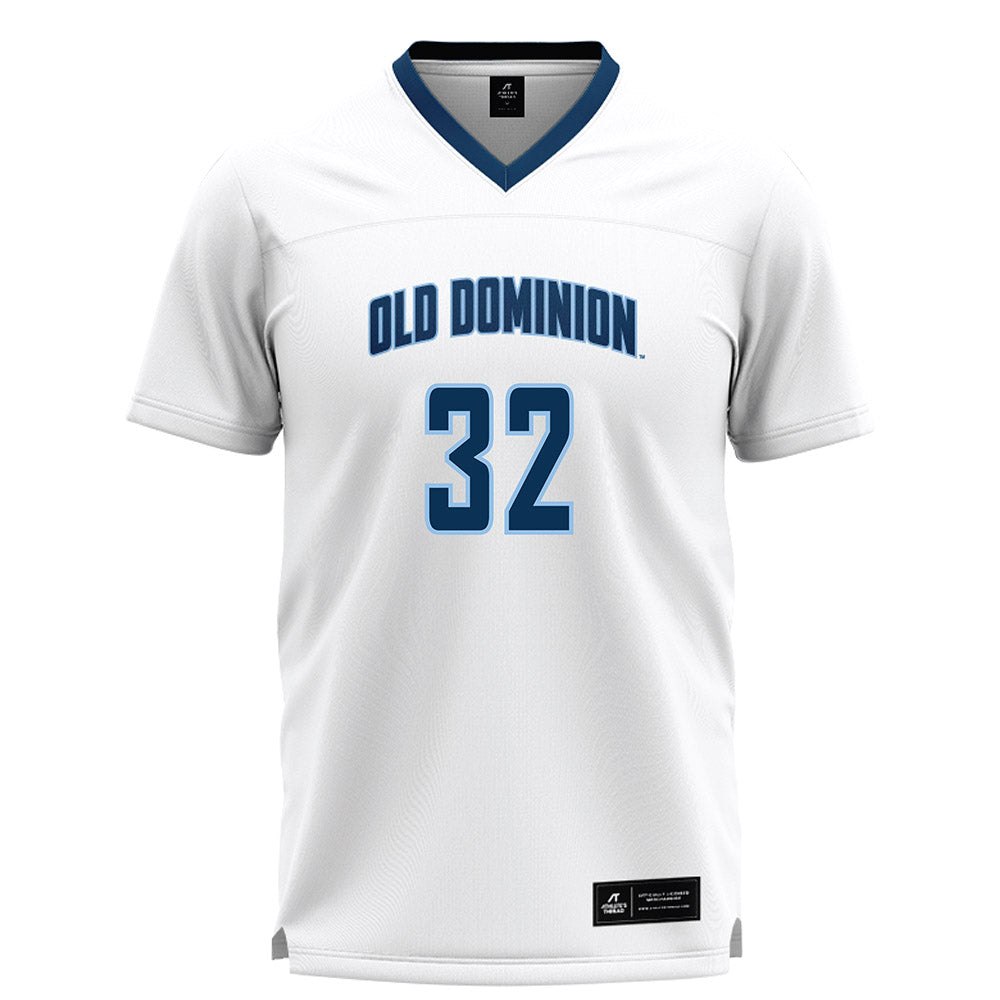 Old Dominion - NCAA Women's Lacrosse : Kiki Fauria - White Lacrosse Jersey -0