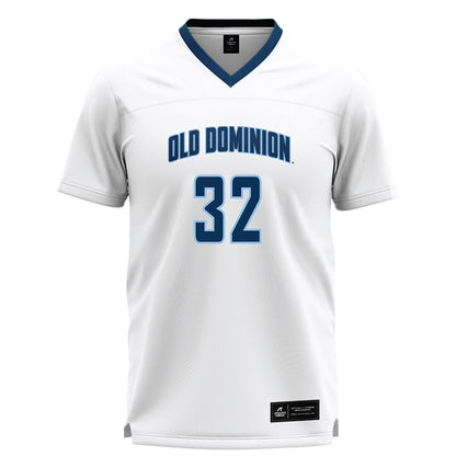 Old Dominion - NCAA Women's Lacrosse : Kiki Fauria - White Lacrosse Jersey -0