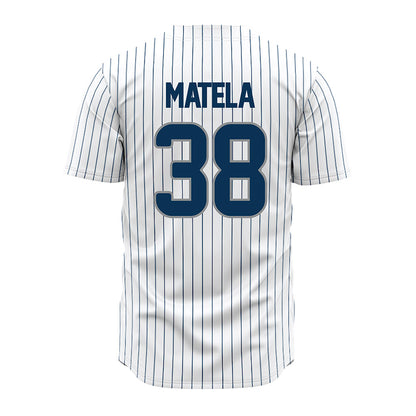 Old Dominion - NCAA Baseball : Bailey Matela - Baseball Jersey Pinstripe