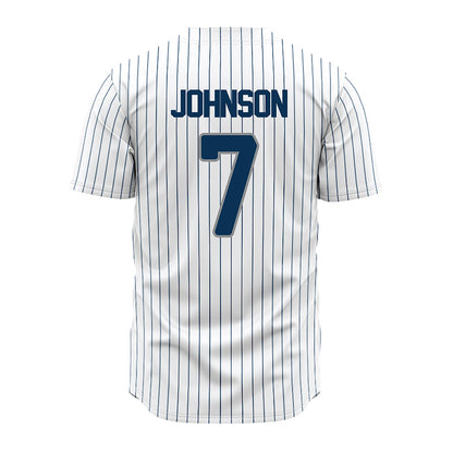 Old Dominion - NCAA Baseball : Will Johnson - Pinstripe Jersey-1