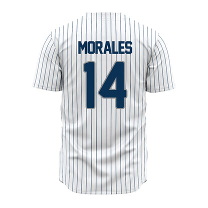 Old Dominion - NCAA Baseball : Efrain Morales - Pinstripe Jersey-1