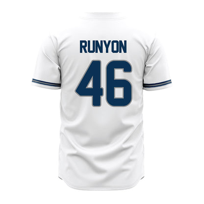 Old Dominion - NCAA Baseball : Jackson Runyon - White Jersey-1