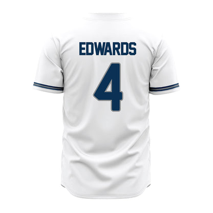 Old Dominion - NCAA Baseball : Kyle Edwards - White Jersey-1