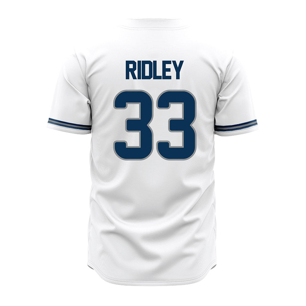 Old Dominion - NCAA Baseball : Luke Ridley - White Jersey-1