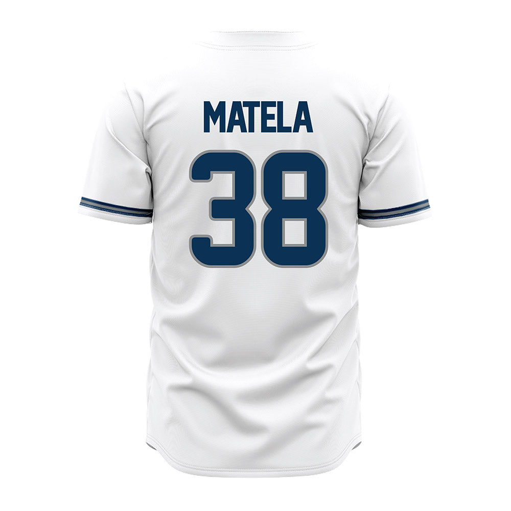 Old Dominion - NCAA Baseball : Bailey Matela - White Jersey