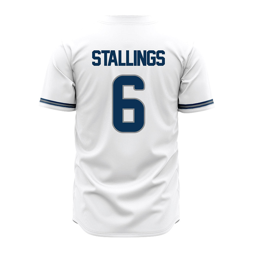 Old Dominion - NCAA Baseball : Maverick Stallings - White Jersey-1