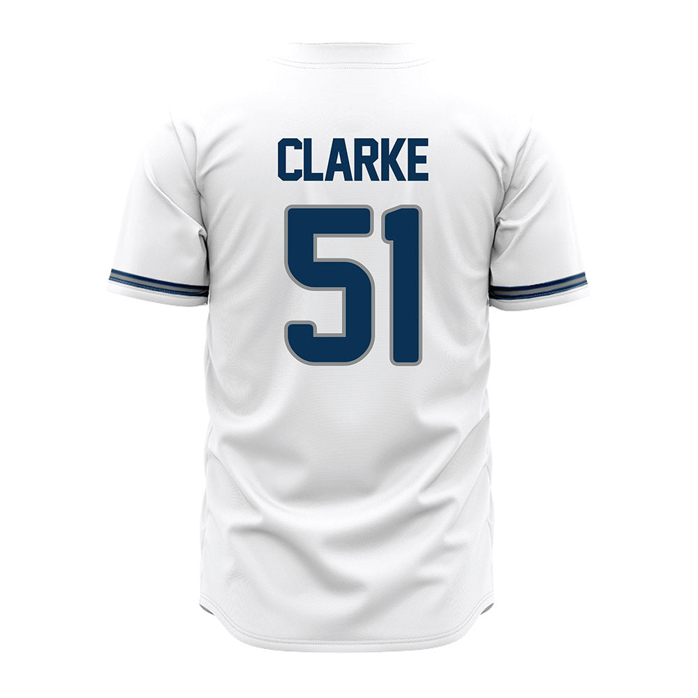 Old Dominion - NCAA Baseball : Sylvester Clarke - White Jersey