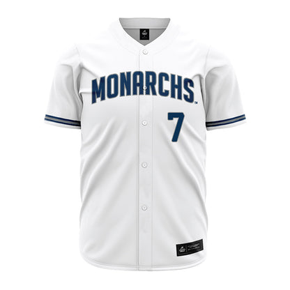 Old Dominion - NCAA Baseball : Will Johnson - White Jersey-0