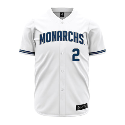 Old Dominion - NCAA Baseball : Luke Waters - White Jersey