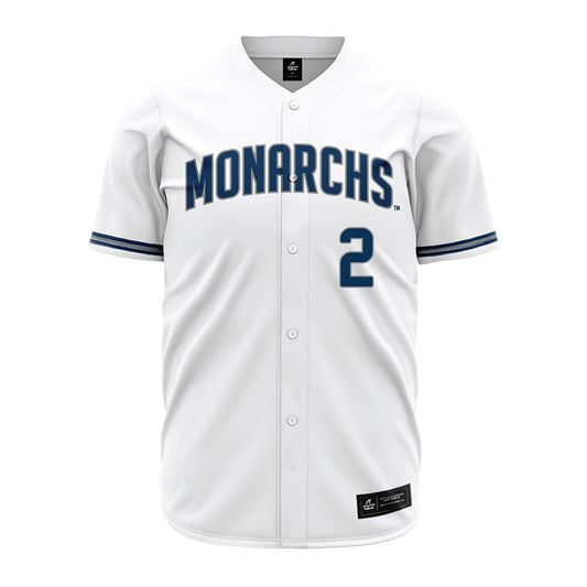 Old Dominion - NCAA Baseball : Luke Waters - White Jersey