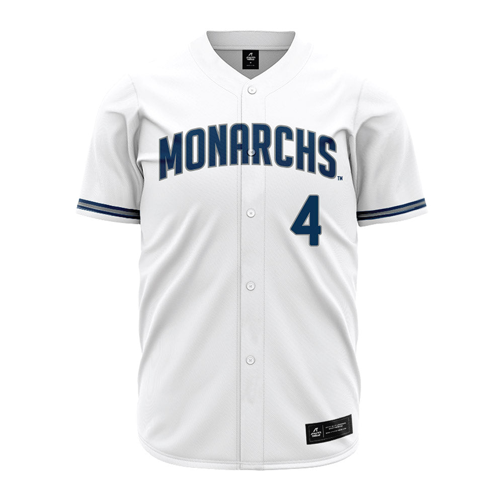 Old Dominion - NCAA Baseball : Bennett Siegel - White Jersey-0