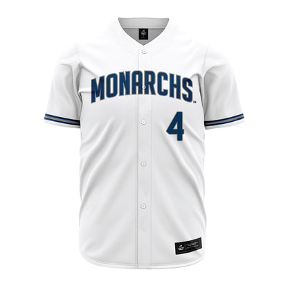 Old Dominion - NCAA Baseball : Bennett Siegel - White Jersey-0