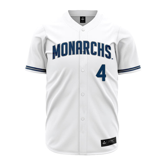Old Dominion - NCAA Baseball : Bennett Siegel - White Jersey-0