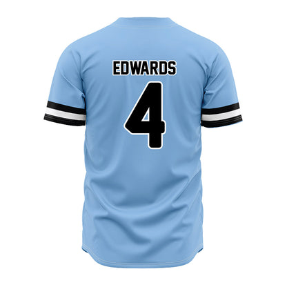 Old Dominion - NCAA Baseball : Kyle Edwards - Blue Jersey-1