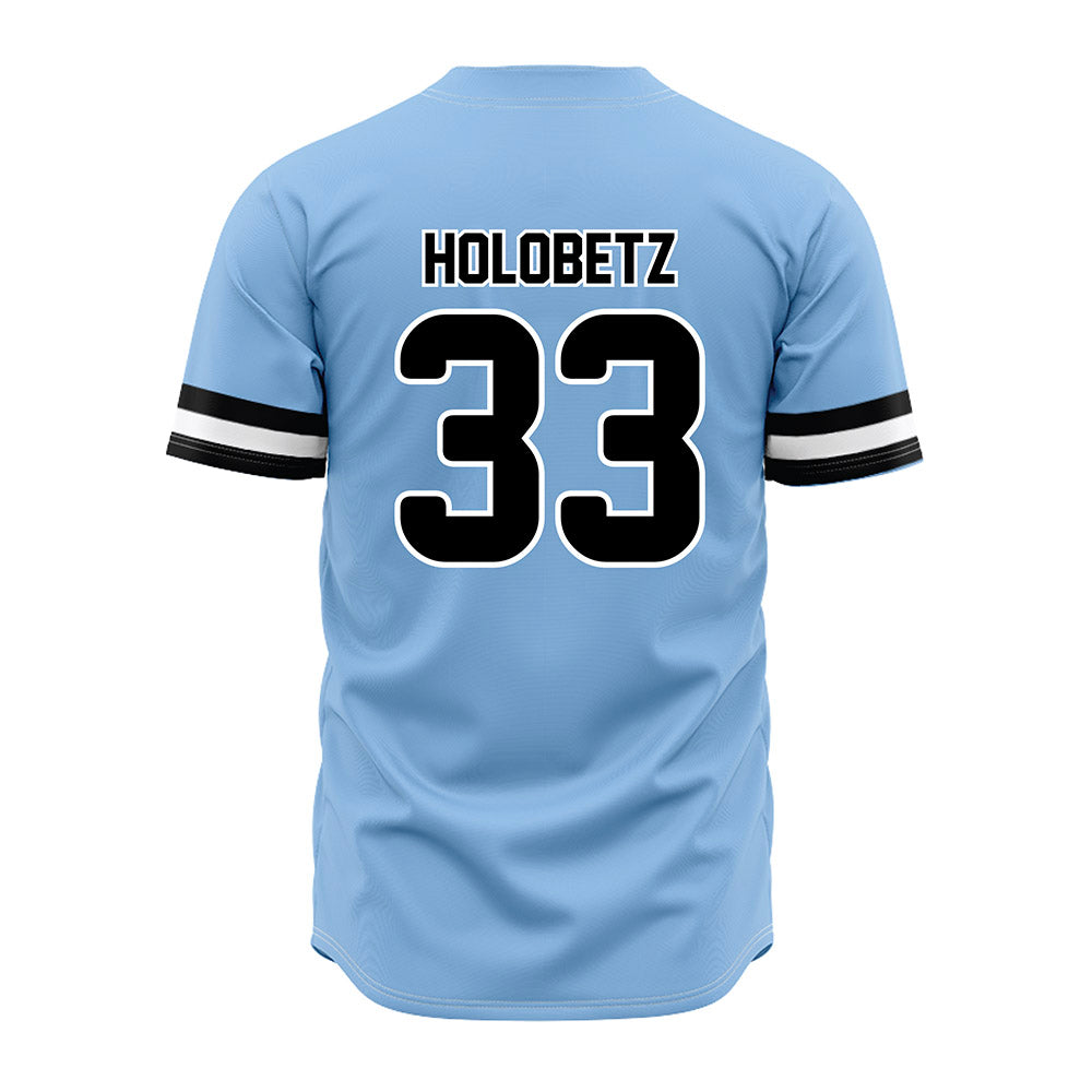 Old Dominion - NCAA Baseball : John Holobetz - Blue Jersey