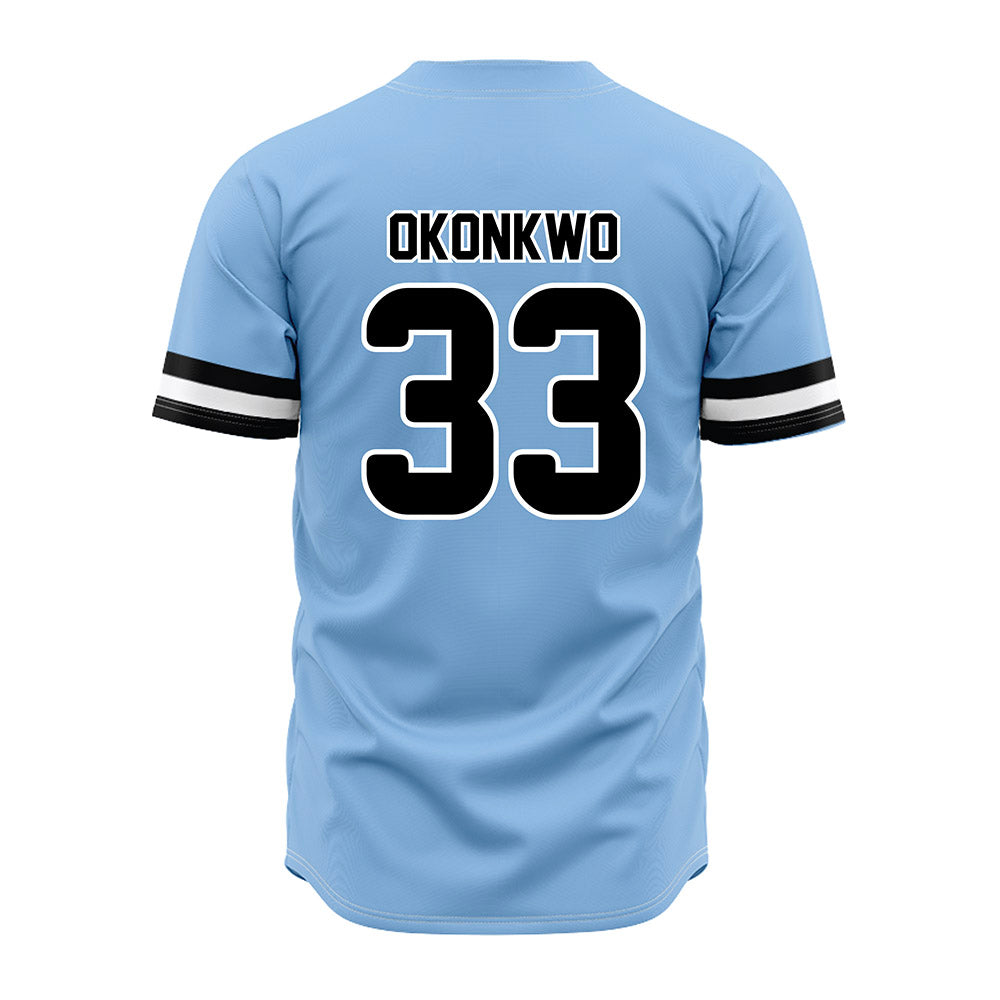 Old Dominion - NCAA Baseball : Jackson Okonkwo - Blue Jersey-1