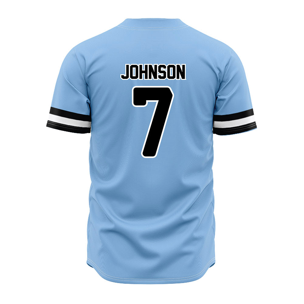 Old Dominion - NCAA Baseball : Will Johnson - Blue Jersey-1