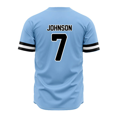 Old Dominion - NCAA Baseball : Will Johnson - Blue Jersey-1