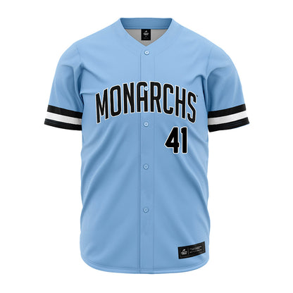Old Dominion - NCAA Baseball : Patrick Johnson - Blue Jersey-0